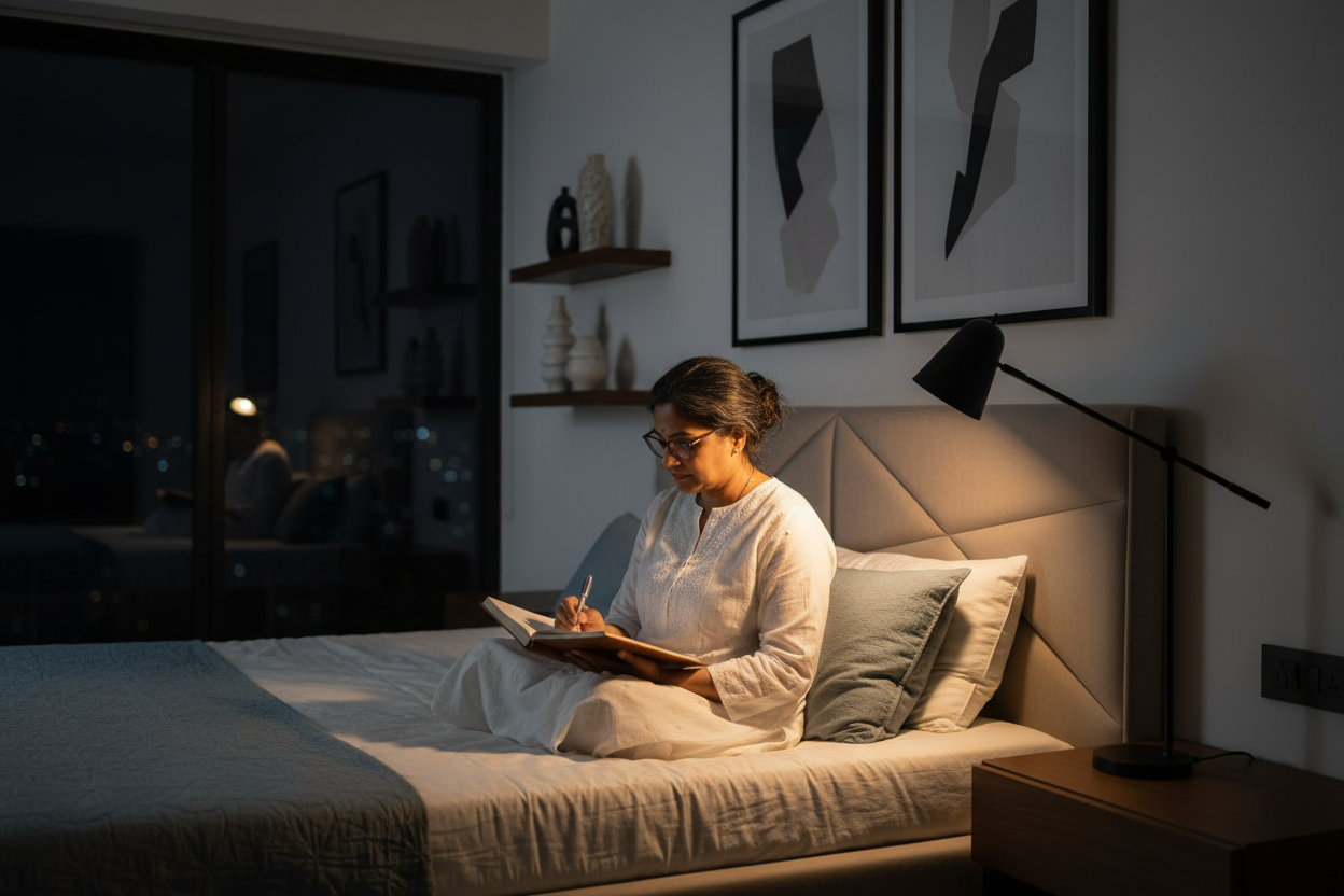 Outside it should be even darker